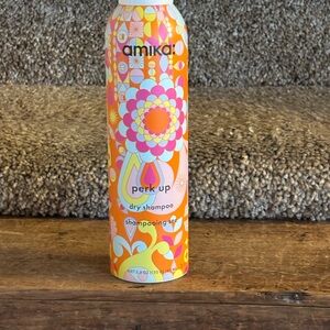 Amika Perk Up Dry Shampoo - Colorful Orange and Pink